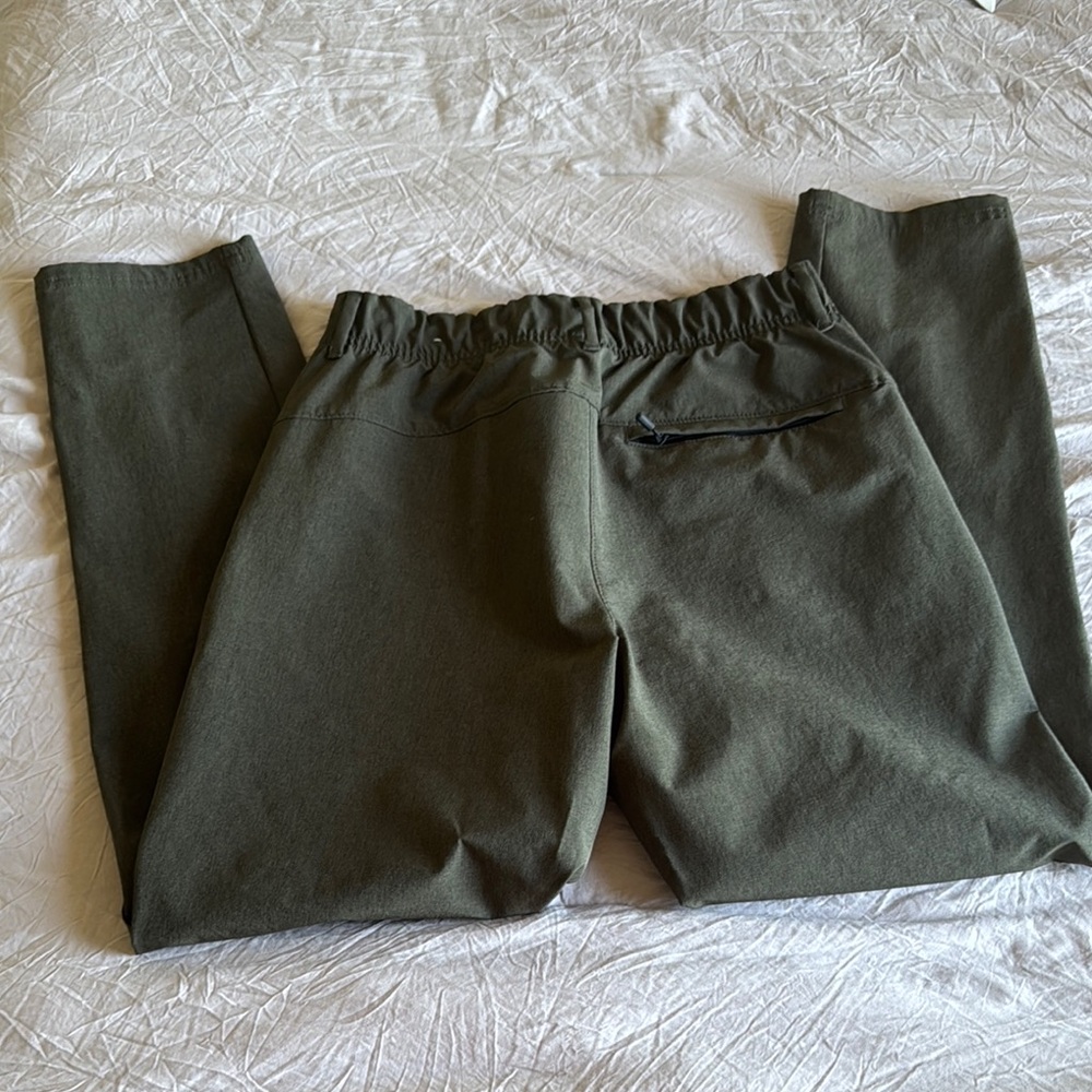 Old Navy Green Sweatpants Relaxed Fit Elastic Waist